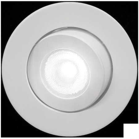 Nicor Lighting NICOR Lighting DLG2-10-120-4K-WH 2 in. LED Gimbal Downlight in White - 4000K DLG2-10-120-4K-WH